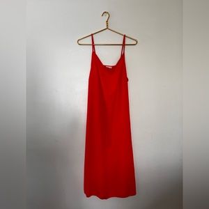 Hot Pink Slip Dress